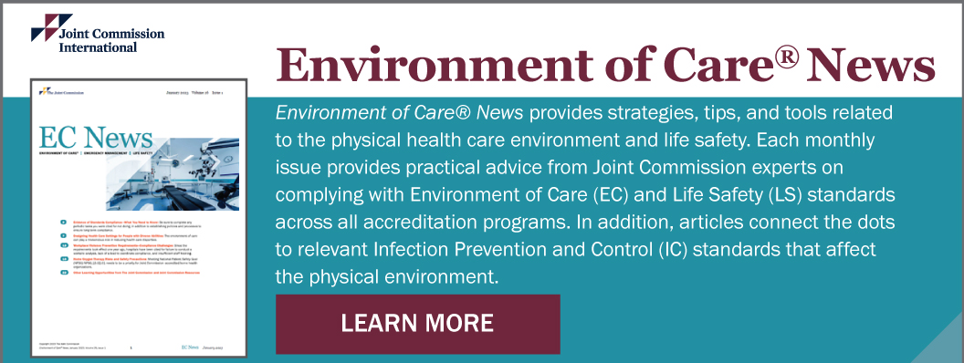 Environment of Care news.